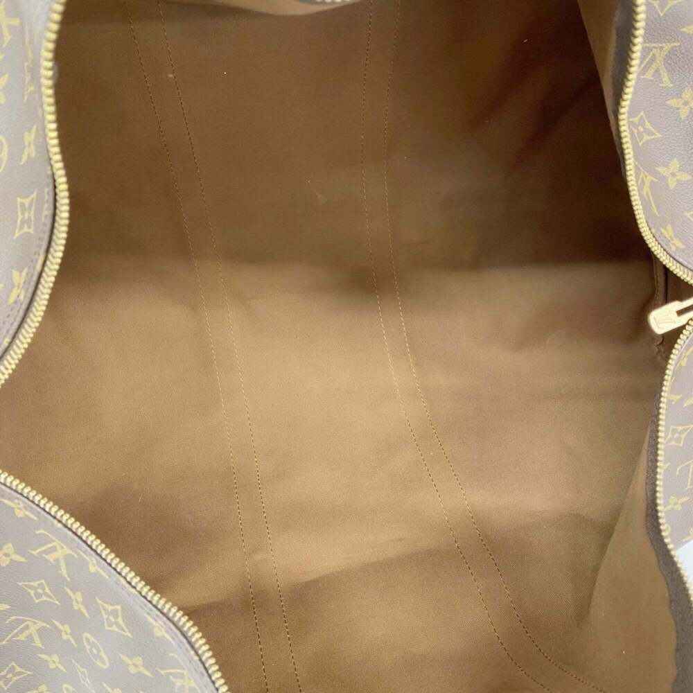 LOUIS VUITTON Brown Monogram Keepall 60 Boston Bag - Picture 4 of 13